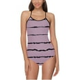 thumbnail image 1 of Ohufall Swimsuits For Women Womens One Piece Bikini Bathing Suits Stripes Swimming Suits Beachwear Summer Save Clearance, 1 of 3