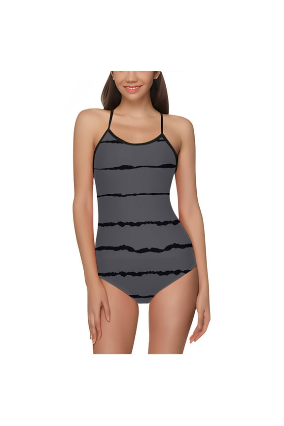 Swimsuits For Women Womens One Piece Bikini Bathing Suits Stripes Swimming Suits Beachwear Summer Save Clearance