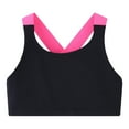 thumbnail image 1 of Ohufall Teen Girls Workout Sport Tanks Fashion Stretchy Breathable Sleeveless Yoga Shirts Kids Girls Cute Casual Colorblock Athletic Tank Tops, 5-13 Years, 1 of 5