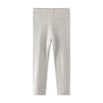 thumbnail image 1 of Ohufall Toddler Boys Girls Cotton Sweatpants 2-8 Years, Kids Soft Comfy Elastic Waist Leggings Fall Winter Solid Color Casual Active Trousers for Kids, 1 of 2