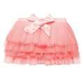 thumbnail image 1 of Ohufall Toddler Girls Tutu Skirts Summer Solid Breathable Tulle Fluffy Tiered Ruffle Party Skirts Cute Casual Bow Knot Princess Skirts for Little Girls, 1-5 Years, 1 of 2