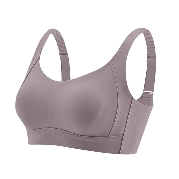 Ohufall Wireless Bras for Women No Underwire Full Coverage Push Up Wirefree Bras Seamless Bralette Soft Comfort Everyday Bra， 32B/C-42B/C