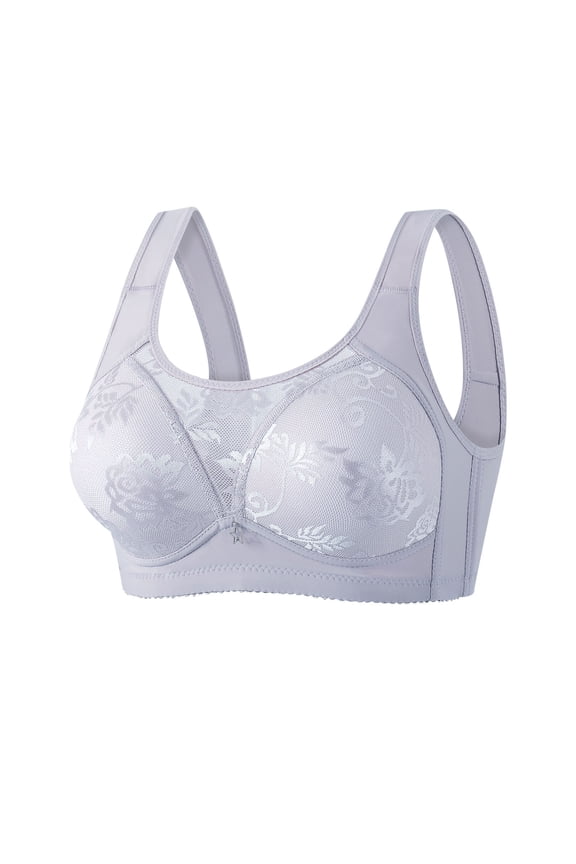 Wireless Bras for Women No Underwire Full Coverage Push Up Wirefree Bras Seamless Bralette Soft Comfort Everyday Bra, 36B/C-44B/C