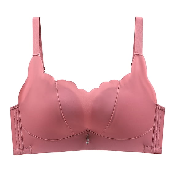 Ohufall Wireless Bras for Women No Underwire Full Coverage Push Up Wirefree Bras Seamless Bralette Soft Comfort Everyday Bra