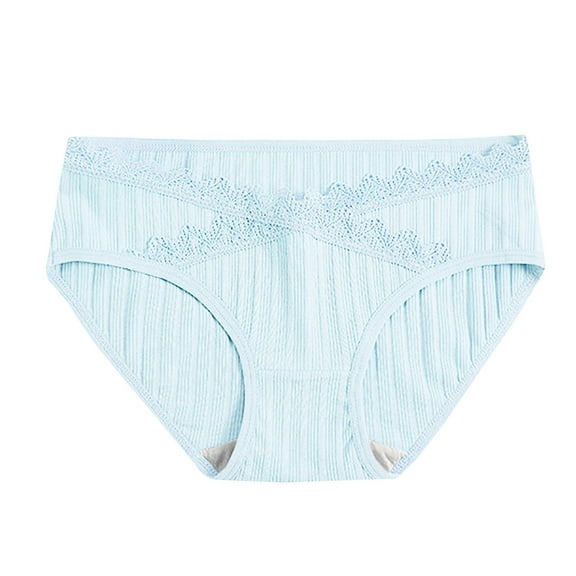 Ohufall Women's Cotton Maternity Underwear Plus Size Solid Comfy Breathable Under Bump Pregnancy Panties Stretchy Low Waist Belly Support Underwear