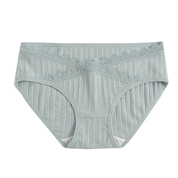 Ohufall Women's Cotton Maternity Underwear Plus Size Solid Comfy Breathable Under Bump Pregnancy Panties Stretchy Low Waist Belly Support Underwear