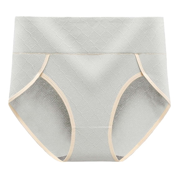 Ohufall Women's Plus Size Panties, Cotton Brief Underwear, Clearance Sales Women's Briefs Comfortable High Waist Underwear Women Panties