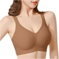thumbnail image 1 of Ohufall Women's Seamless Bras No Underwire Push Up Bras Soft Wireless Comfort Bralettes Plus Size Full Coverage Bras, 1 of 3