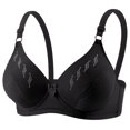 thumbnail image 1 of Ohufall Womens Bra Adjustable Strap Deep V Push Up Bra Wirefree Comfort Support Daily Underwear, 1 of 8