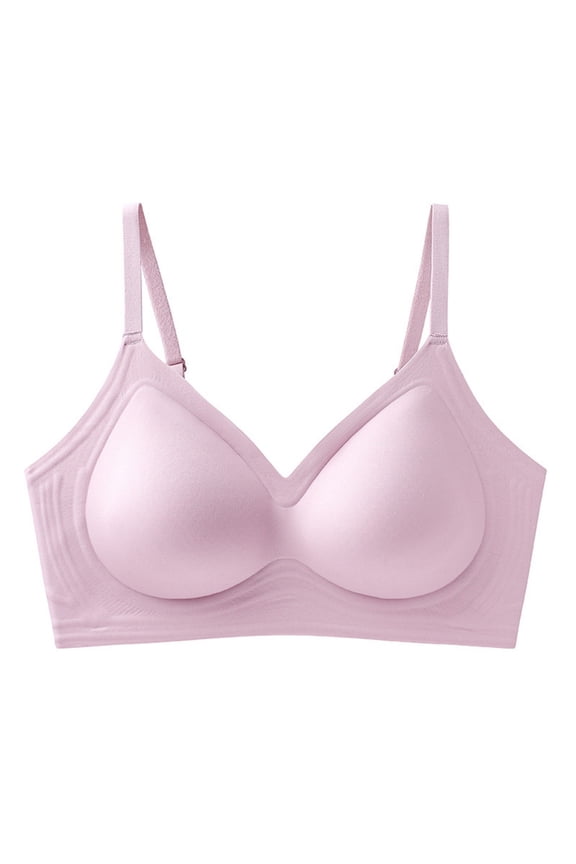 Womens Bras Seamless Breathable Backless Push-Up Comfort Bra Adjustable Straps Full Coverage Comfort Bras,38B/C-44B/C