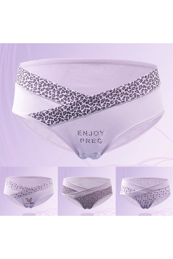 Womens Large Size Bras! Women U Shaped Design Low Waist Elasticity Pants