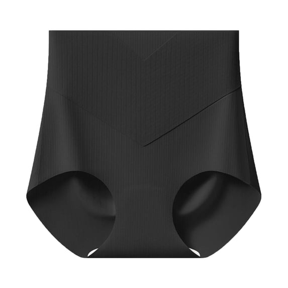 Ohufall Womens Panties Belly-in & Hip-lifting Briefs High Waist Soft Solid Color Underwear