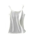 thumbnail image 1 of Ohufall Womens Plus Size Cami Tops Trendy Satin Spaghetti Strap Tops Summer Solid Sleeveless Tank Tops, 1 of 4