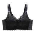 thumbnail image 1 of Ohufall Womens Push Up Bras Wireless with Lace Detail Bra Breathable Seamless Fit Everyday Underwear, 1 of 5