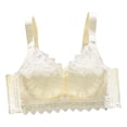 thumbnail image 1 of Ohufall Womens Push Up Bras Wireless with Lace Detail Bra Breathable Seamless Fit Everyday Underwear, 1 of 5