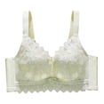 thumbnail image 1 of Ohufall Womens Push Up Bras Wireless with Lace Detail Bra Breathable Seamless Fit Everyday Underwear, 1 of 5