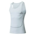 thumbnail image 1 of Ohufall Workout Shirts for Men Sleeveless Crew Neck Breathable Tanks Stretch Slim Fit Gym Fitness Tank Tops, 1 of 2