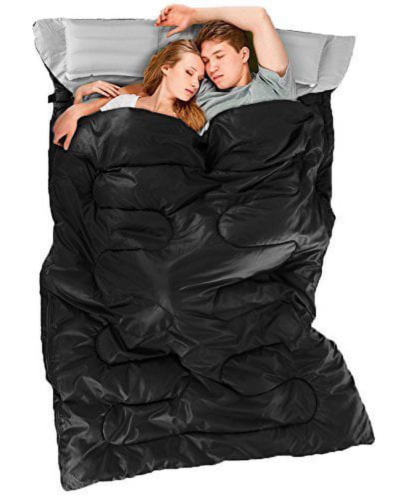 Ohuhu Double Sleeping Bags with 2 Pillows and a Carrying Bag for Camping Backpacking Hiking 608b09a2 d11f 43e8 a8a2 41cfbf919a2d.cf5136d149fd39396095079de1f87bad