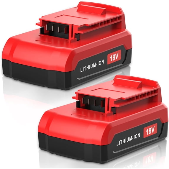 Porter Cable 2-Pack 18V 3000mAh Li-ion Replacement Battery for PC18BLEX ...