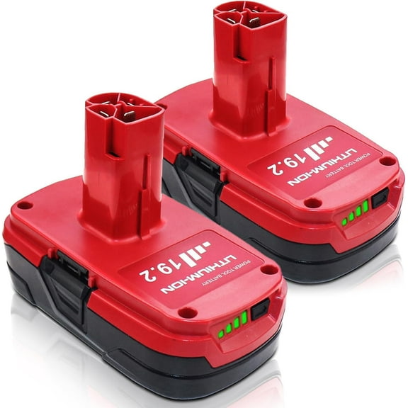 Ohyes Bat C3 19.2V 3000mAh Power Tool Battery for Craftsman 19.2V Tools, 2 Pack