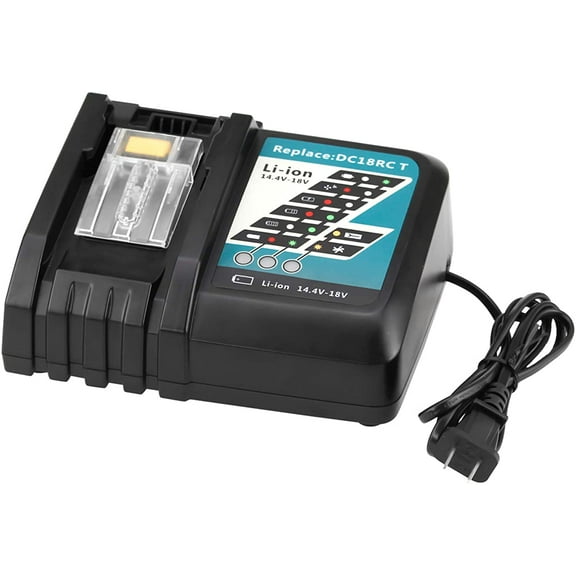 Ohyes Bat DC18RC 14.4V 18V Lithium Ion Power Tool Charger with Multi Protections for Makita