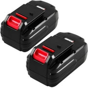 بطارية أداة كهربائية Ohyes Bat PC18B 18V 4 Ah مع دليل مستخدم البطارية لأدوات Porter Cable اللاسلكية، عبوتان
