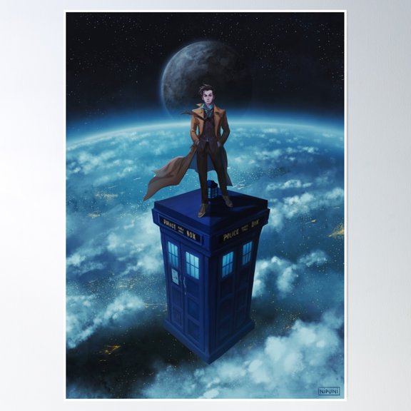 Oi Spaceman Poster Wall Art, Modern Wall Decor, 12x18 UNFRAMED