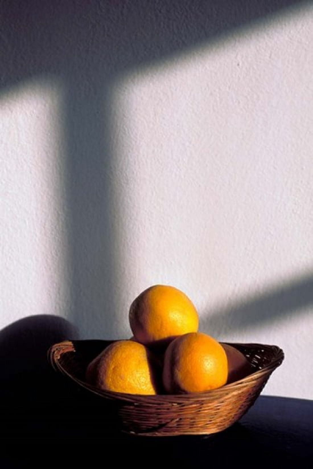 Oia Santorini Greece Oranges in a Basket Canvas Art - Todd Gipstein DanitaDelimont (24 x 36)