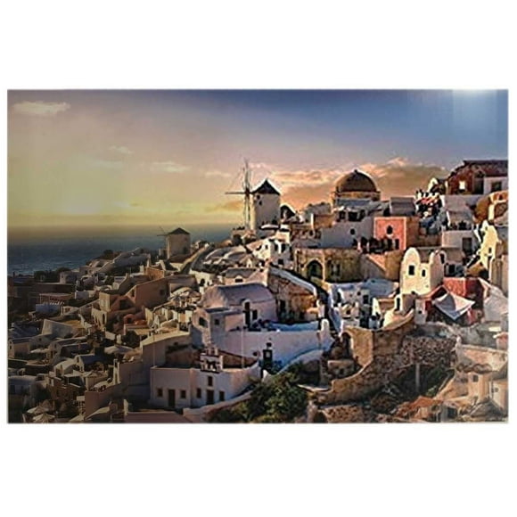 Tomax 100-206 Oia Village In Santorini Island 1000 Piece Puzzle