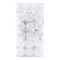 thumbnail image 1 of Oiangi Shatterproof White PVC Christmas Ball Ornaments, with Hanging Loop 36 Count (4.60"), 1 of 2
