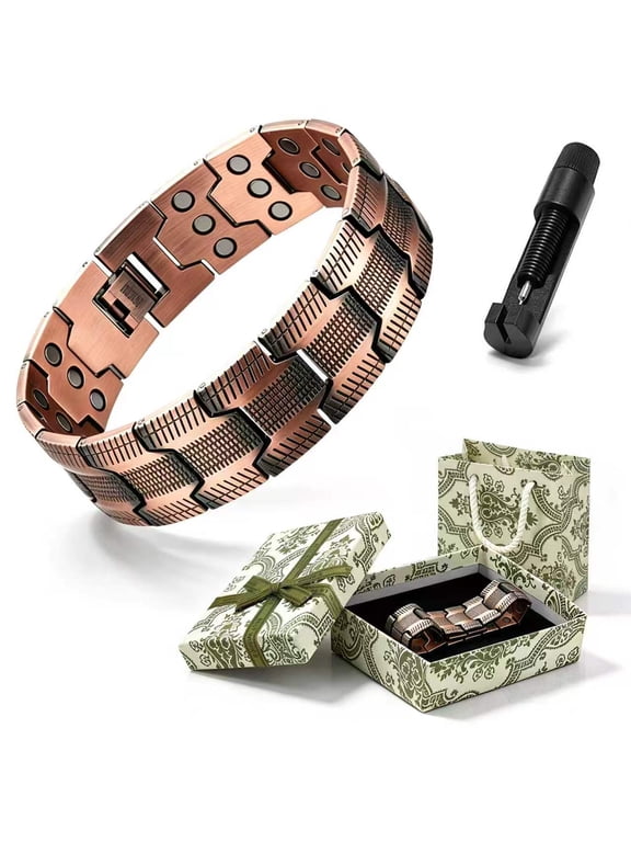 Copper Bracelets for Men, Pure Copper Bracelet, Men's Jewelry Gifts