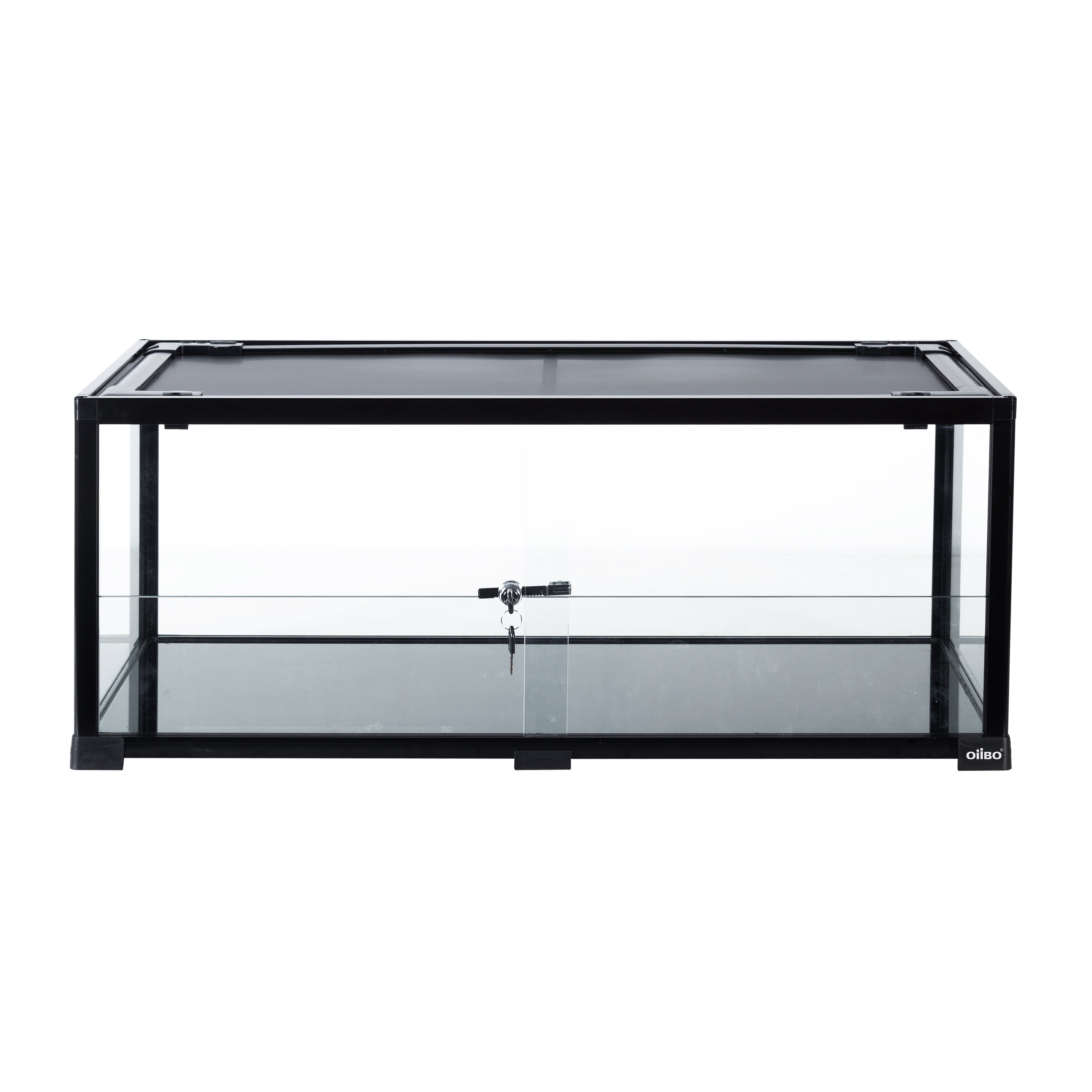 OiiBO Knock-Down 40 Gallon Glass Small Animals Terrarium, 36×18×14  Inches, Easy Assembly