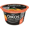thumbnail image 1 of Oikos Organic Triple Zero Peach Nonfat Greek Yogurt, 5.3 Ounce -- 12 per case., 1 of 1
