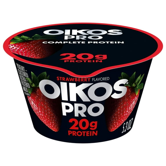 Oikos Pro 20g Protein, Strawberry Yogurt-Cultured Dairy Product, 5.3 oz