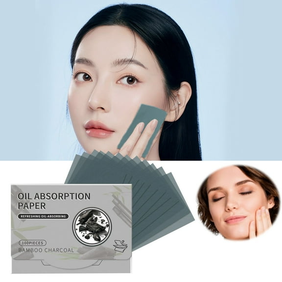 Oil Absorbing Paper for Face - Clean Refreshing Blotting Sheets for Oily Skin - Portable Makeup Friendly Oil Control Sheets for Shine Removal