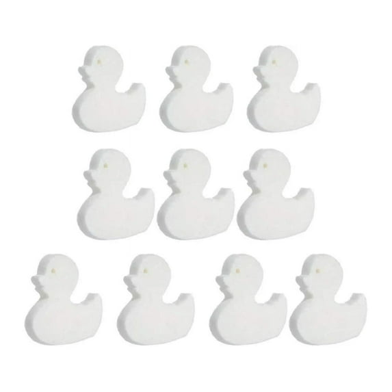 Oil Absorbing Sponge Filter Scum Duck Sponge Dirt Foam Remover Pool Cleaning Sponge For Hot Tub Swimming Pool(White)10pcs