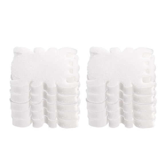 Oil Absorbing Sponges - Pool Spa Scum Cleaner for Hot Tub Bath Tub Floating Sludge Removal White4