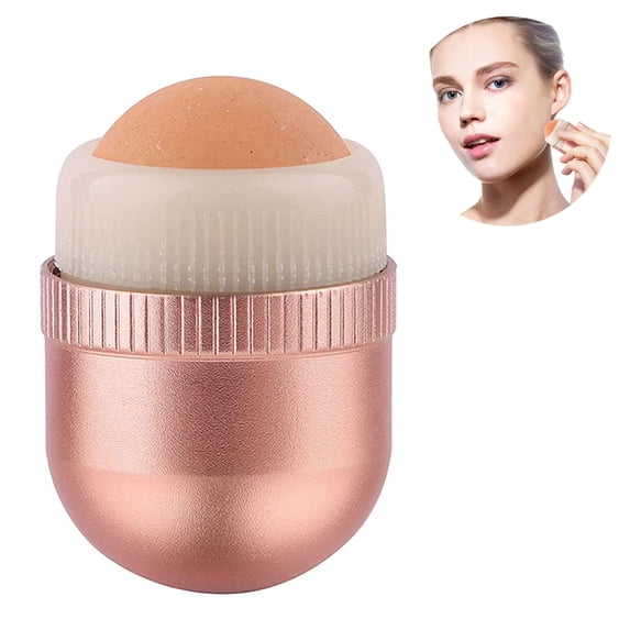 Oil Absorbing Volcanic Stone Face Roller, Reusable Portable Oily Skin Control Roller, Oil Control Remove Excess Shine Facial Skincare for Travel at Home Facial Massages