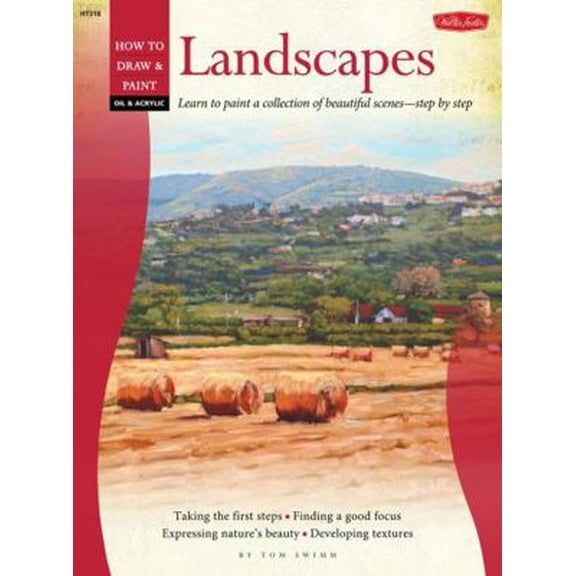 Pre-Owned Oil & Acrylic: Landscapes: Learn to paint a collection of beautiful scenes-step by step (How to Draw & Paint) (Paperback) 1600582222 9781600582226