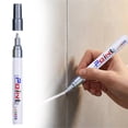 thumbnail image 1 of Oil-Based Paint Marker - Industrial Touch Up Pen - Waterproof Quick-Dry Permanent Ink for Metal, Wood, Glass, Ceramic, Plastic - 1 Pen - Silver, 1 of 8