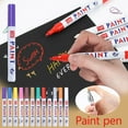 thumbnail image 1 of Oil Based Paint Marker Pen, Quick Dry Waterproof Paint Pens for Metal Ceramic Tire Glass Wood Plastic, Fine Tip Oil Paint Pen for Art Craft Rock Painting, 1 of 4