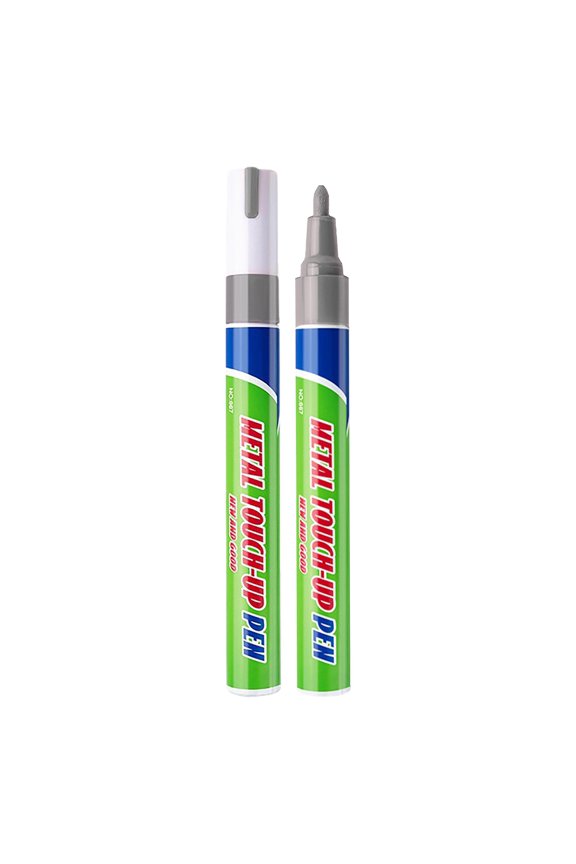 Oil Based Paint Pens for Tombstone Restoration Repair,Waterproof and Windproof Markers for Granite Headstones,Quick-Dry & High Coverage, Great for Memorial Inscriptions Touch-Up, 1Pc(Grey,5.6x0.6")