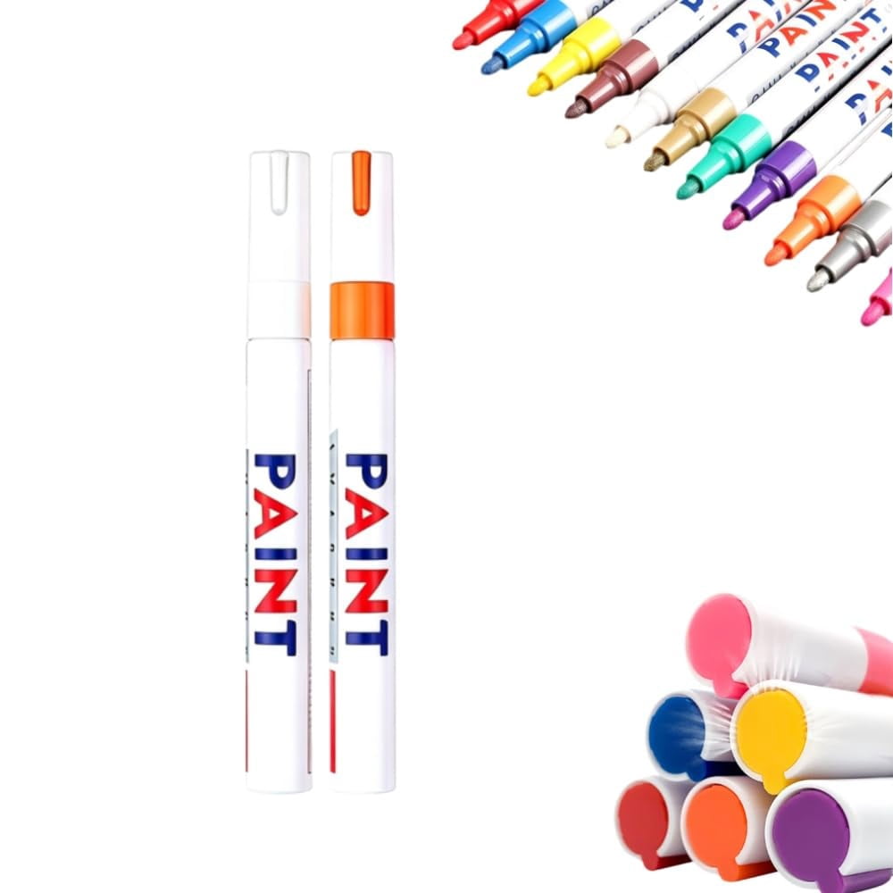 Tile Letter Inlay Oil-Based Tire Lettering & DIY Detail Pen, Tire Paint Marker,Paint ...