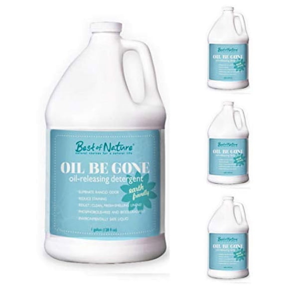 Best of Nature Oil Be Gone Liquid Laundry Detergent, Case Gal. Liquid (4 Pack)