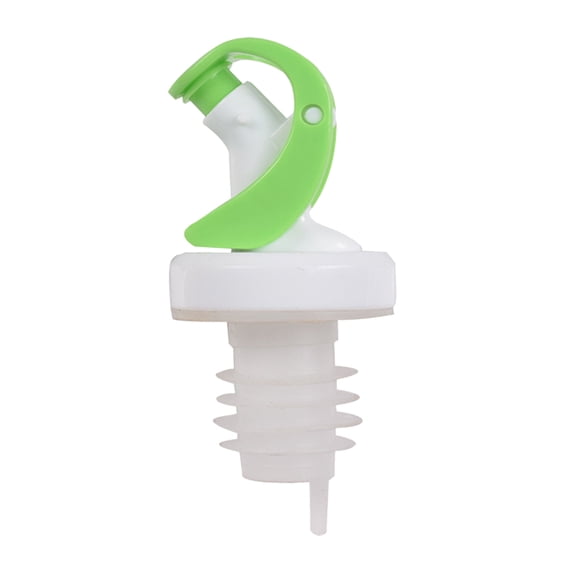 Oil Bottle Stopper Pourer Dispenser for Kitchen Olive Bottle Top Versatile Oil Flip Pourer Tool for Culinary Use,1.5*3.27 in,Green