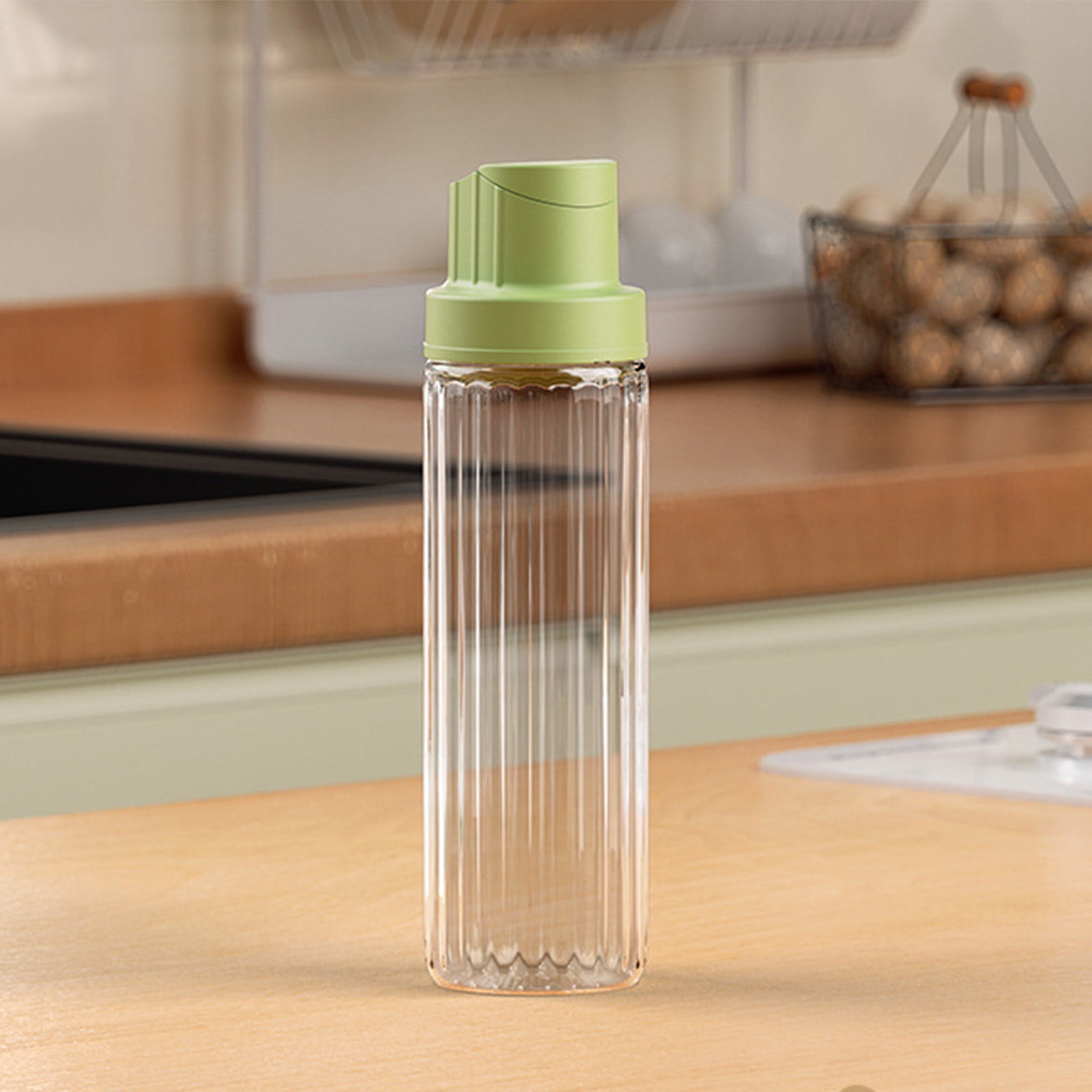 Oil Bottle Vmvidoty Kitchen Household Glass Oil Pot Automatic Opening