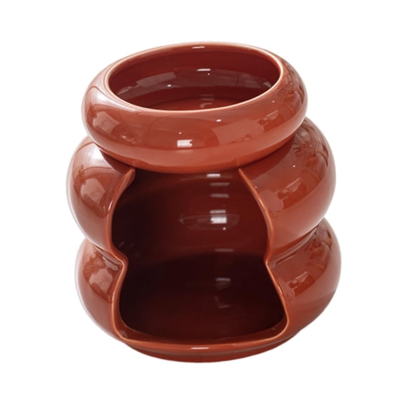 Oil Burner Tealight Candle Holder Fragrance Diffuser Large Capacity Porcelain for Office Garden Spa