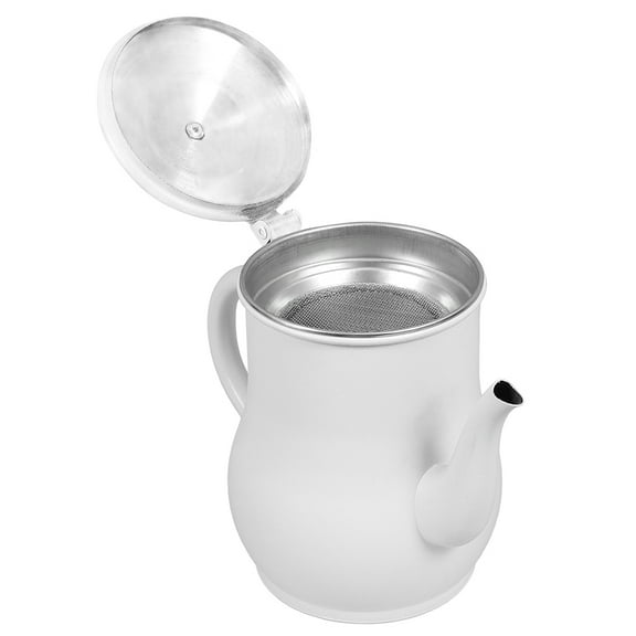 Oil Can Grease Container for Reusable Cooking Oil Filtering Oil Pot Oil Strainer Oil Saver with Strainer