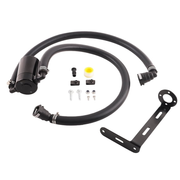 Oil Catch Can Oil Separator Fit Ford F150 2.7L 5.0L Raptor 3.5L Ecoboost Black