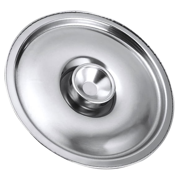 Stainless Steel Kitchen Lid for Jars and Pots with Knob to Prevent Scalding Silver